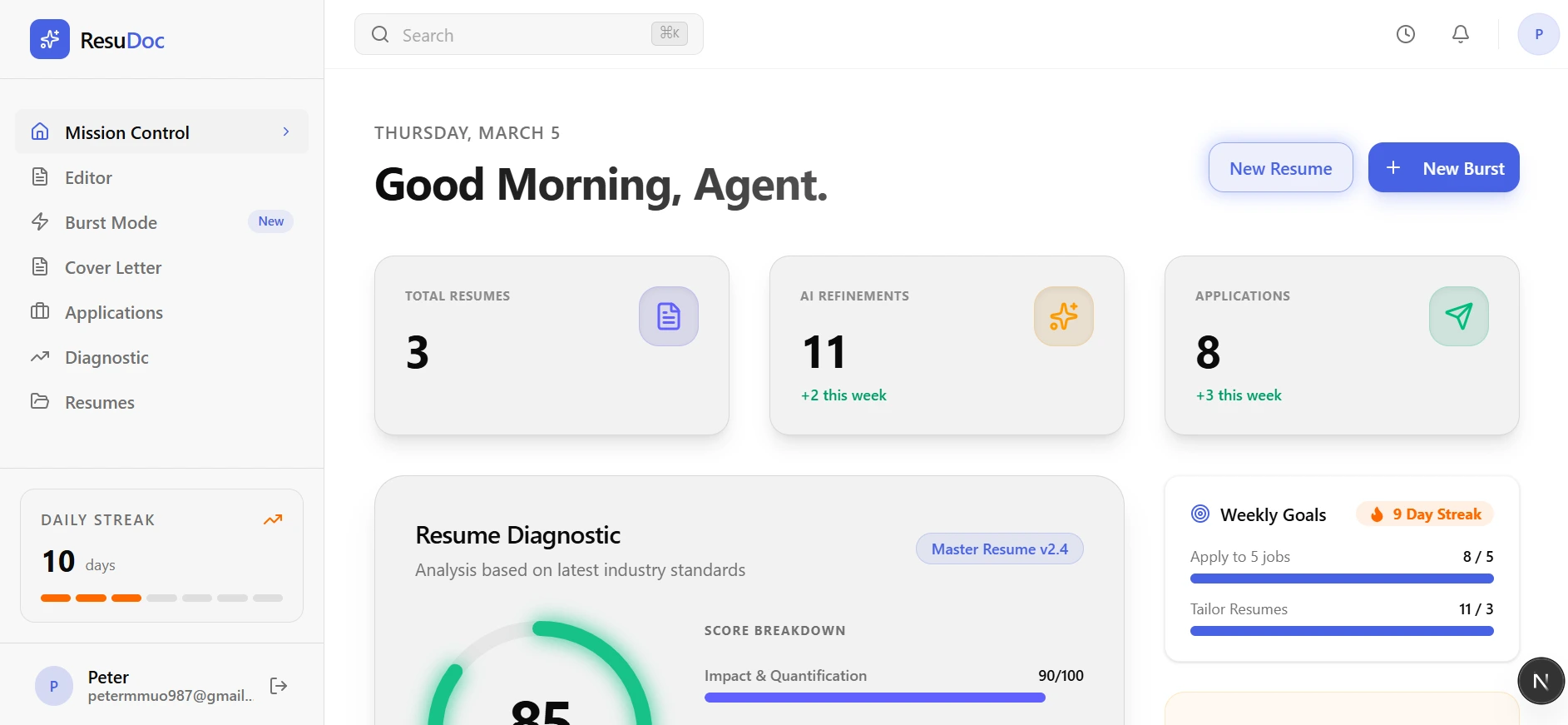 App Interface